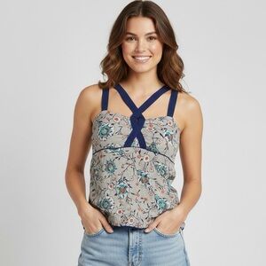 EDME & ESYLLTE SUMMER FLOWER DETAIL TOP CAMISOLE